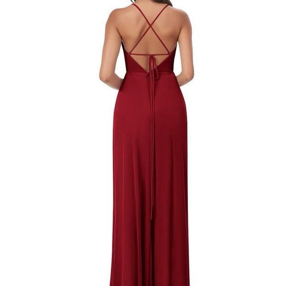 Sammie Azazie Bridesmaid Dress in Dusty Rose size 10 - Picture 5 of 5